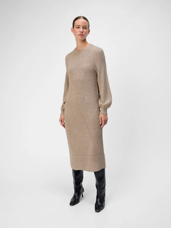 Object Ditte Knit Midi dress