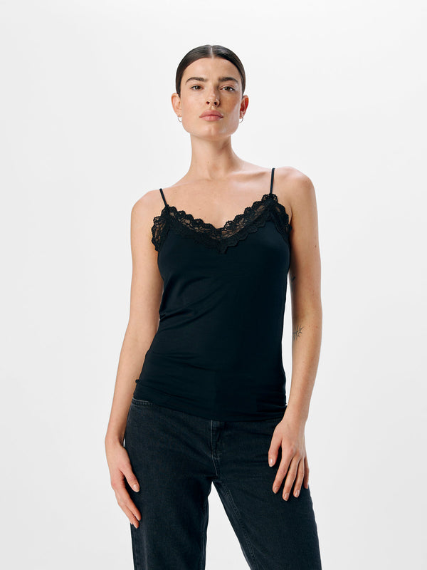 Object Leena Lace Singlet Top